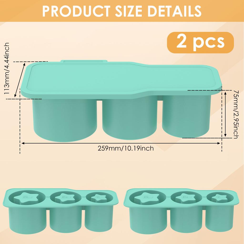 Round Ice Cube Tray with Lid Ice Mold for Stanley Cup Tumbler Making Summer Freezer Container Juice Whiskey Coffee Kitchen