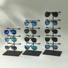 Eyeglasses Holder with Metal Frame Stylish Countertop Sunglasses Organiser Stand Eyewear Storage and Display Rack