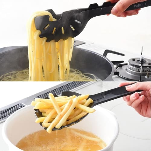 Ernest Silicone Tongs (A-77436) - Boil, Fry, and Stir-fry with this one tool. Heat-resistant and compatible with Belfina series frying pans. Perfect f