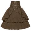 Halloween Renaissance Pirate Skirt Medieval Court Style Irregular Long Dress Party