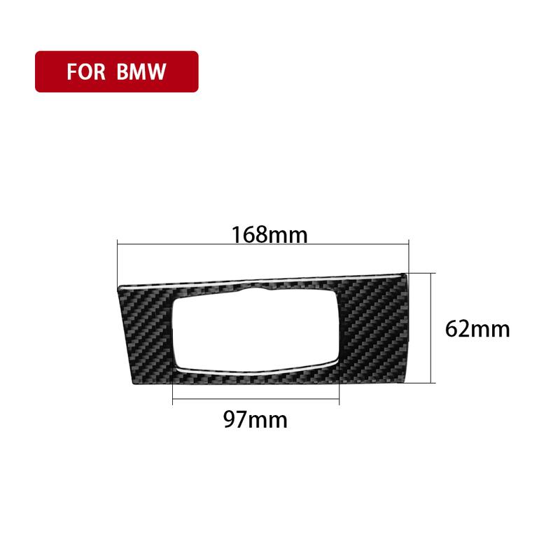 Real Carbon Fiber Car Accessories Headlight Switch Decorative Cover Soft Sticker For BMW X5 E70 2008-2013 X6 E71 2009-2014