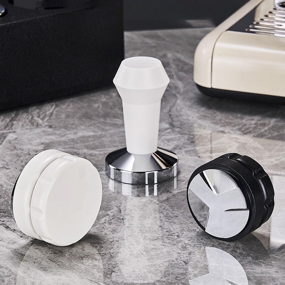 Convex Base Coffee Powder Hammer Three Angled Slope Espresso Distribution Tool  Barista