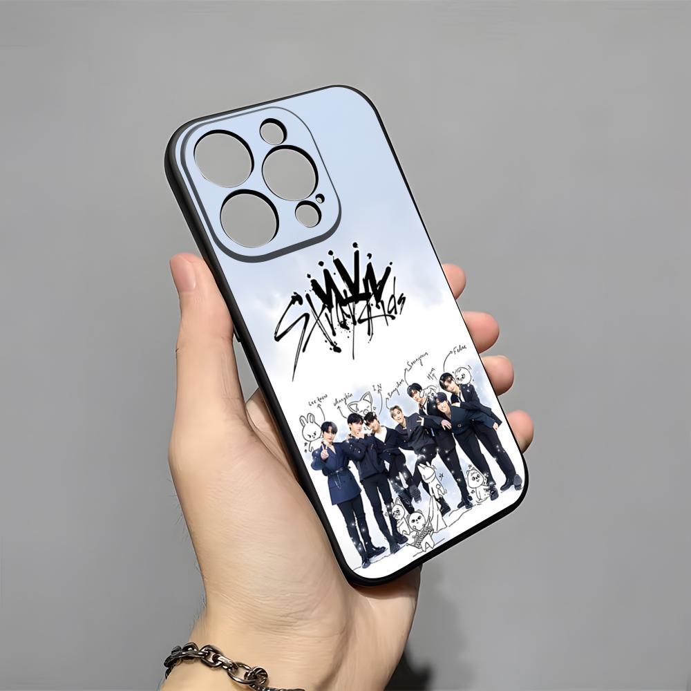 

Модний Kpop S-Stray-Kids Чохол для телефону Для 16 Pro Max Iphone 15 14 Pro Max 13pro 11 X Xs Xr 8 7Plus Силіконовий чохол iPhone 16e
