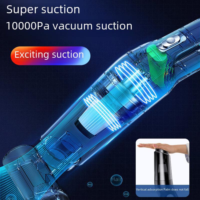 Compact, High-Power Handheld Car Vacuum Cleaner with Wireless Charging