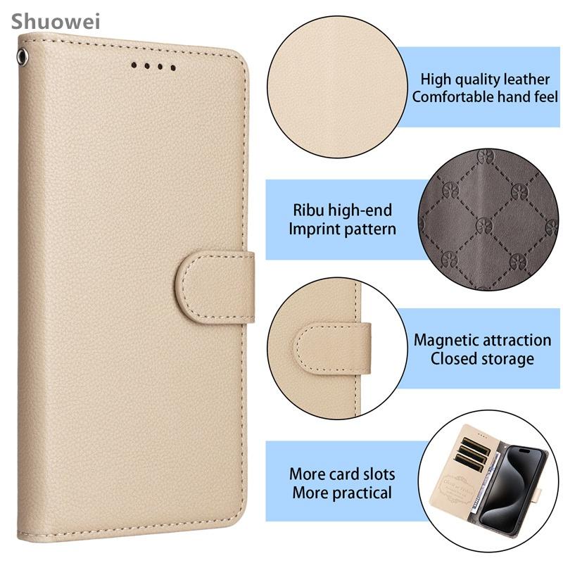 Phone Case For Google Pixel 8 9 10 Pro XL 8A 9A Leather Flip Wallet Case with Card Slot Holder Phone Cover