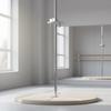 Multiple Scenario Poles Dance Ceiling Fixture Simple Setups Angled Drilling Stable Aluminum Steel Build