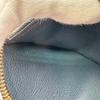 LOUIS VUITTON M80958 Monogram Ann Platt leather Zippy Vertical Purse Navy leather Used