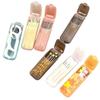 Mini Portable Storage Boxes,Small Parts Organizer Travel Toothpick, Dental Floss, Pill, and Jewelry Storage Compartments