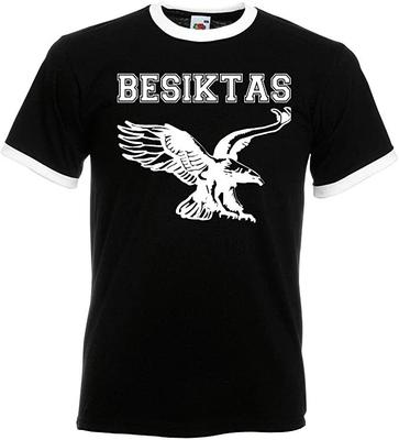 T-shirt da uomo Youth Designz Besiktas Aquila Istanbul Kartal Maglia Fan Calcio