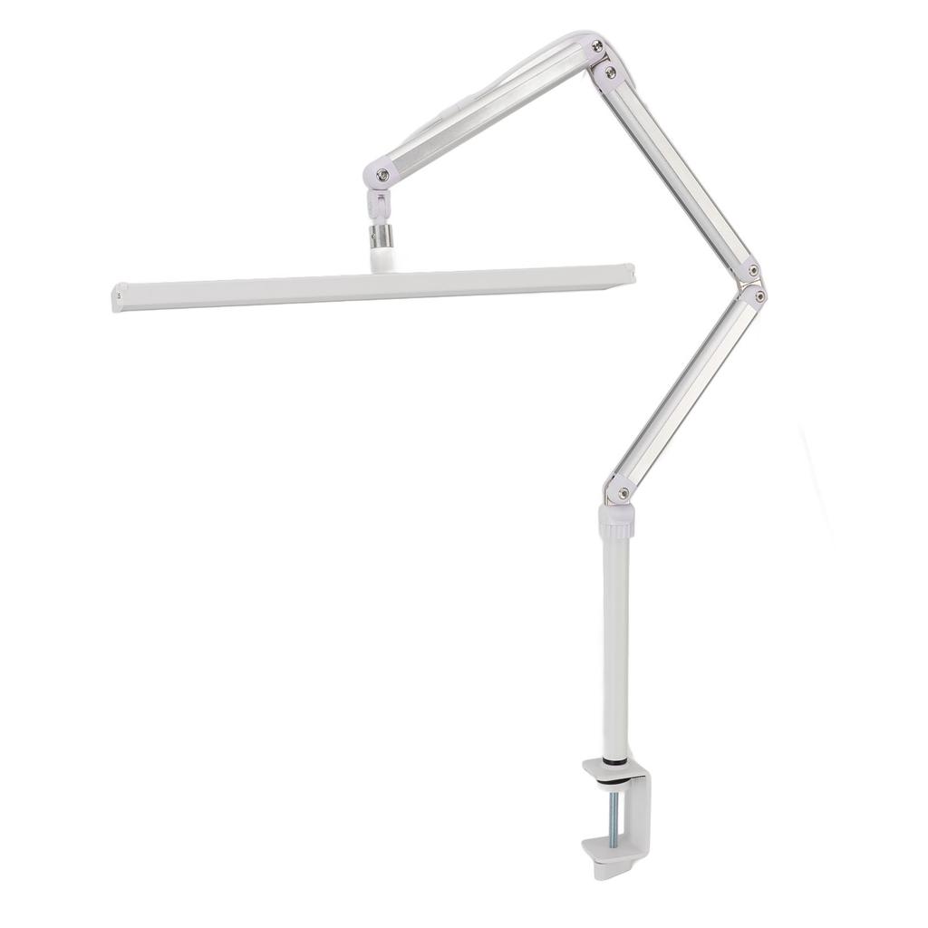 LED Desk Lamp with Clamp 360 Degree Rotation Head 3 Color Temperature Dimmable Foldable Swing Arm 14