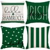 St. St. Patricks dag Putetrekk Stripet Trykk Hjemmeputetrekk Stue Sofa Soverom Putedeksel