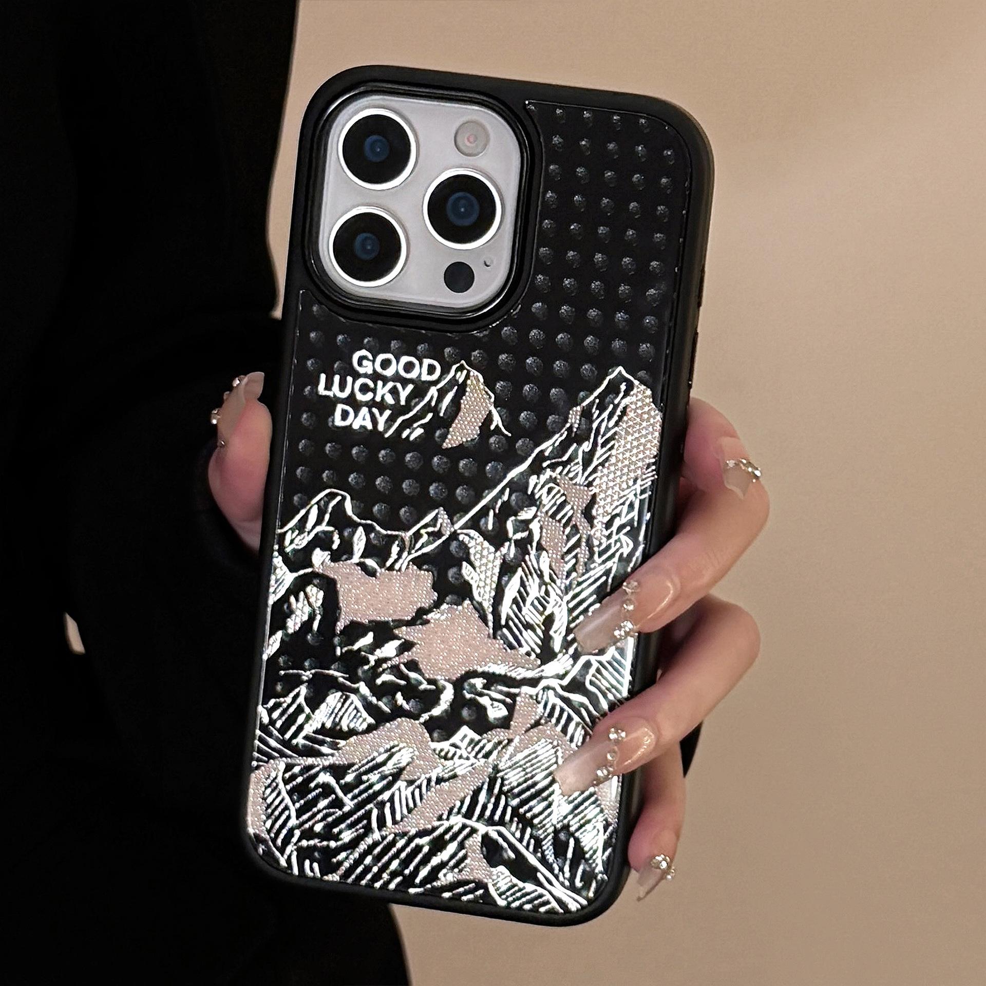 

Позолоченный чехол для мобильного телефона Apple 15 Promax Защитный чехол IPhone 16 Sunrise Kingsoft 12 Подходит для 15 Личностное стекло 12promax/13promax