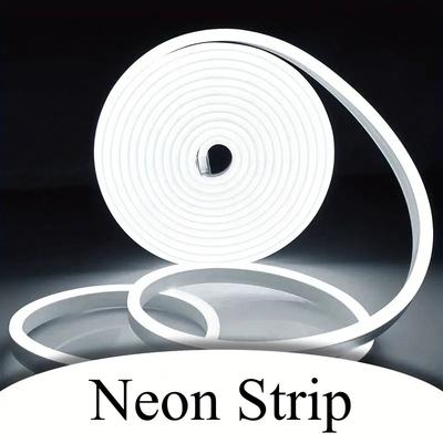 Led Şerit Işıklar Neon Işık Şeridi Esnek Su Geçirmez Neon LED Şerit Silikon LED Neon Halat Işık Mutfak Yatak Odası İç Mekan Dış Mekan için
