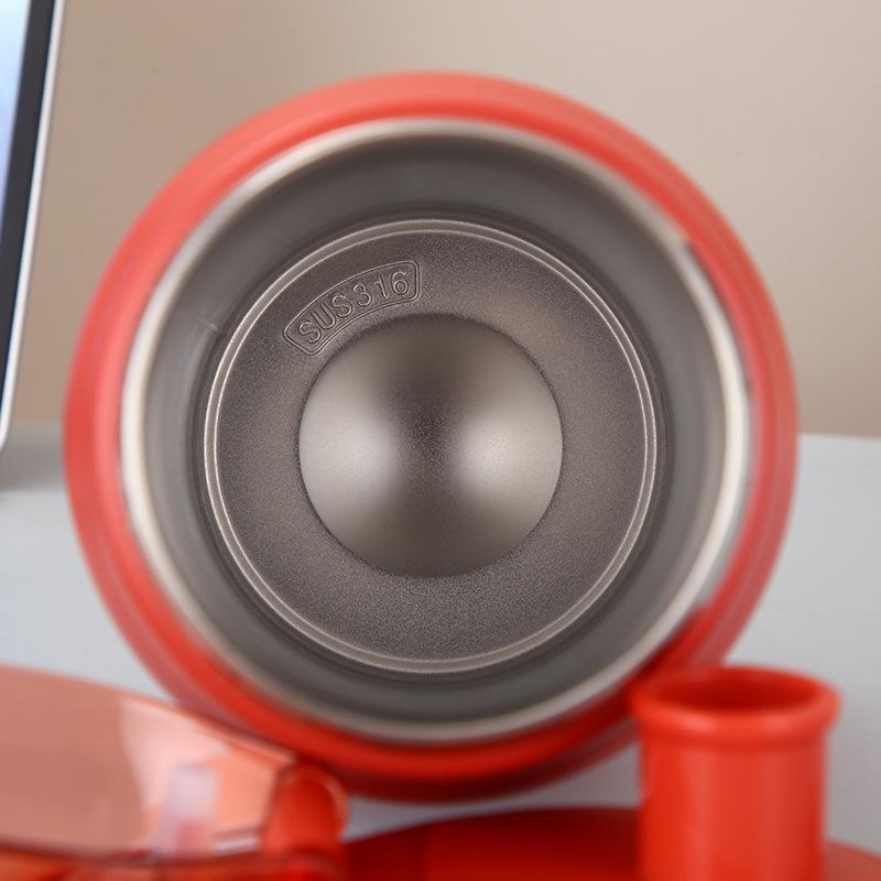 Großvolumiger Edelstahl-Vakuumbecher Vakuumflasche Tragbarer Kugelbecher Outdoor-Sportkessel Wasserflasche Thermobecher