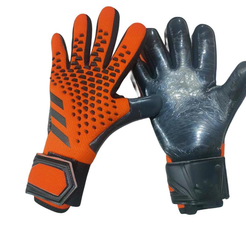 

Новые юношеские взрослые вратарские перчатки латексные износостойкие нескользящие вратарские перчатки специальные перчатки для соревнований тренировок size 10 оранжевый