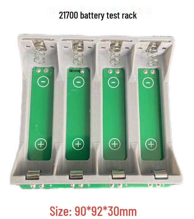 8-Channel 18550 Battery Capacity & Internal Resistance Tester with 2.4" Display and 21700 Test Fixture