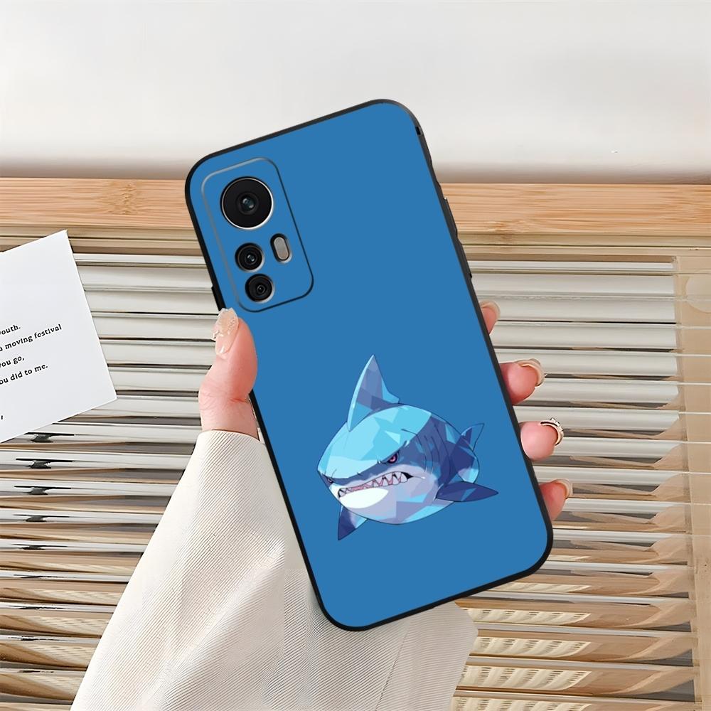 Cartoon Cute Shark Phone Case for Xiaomi Redmi Note 13 14 10 12 Pro POCO F4 F5 X5 Pro 12 13 11T Lite Ultra Shell Coque