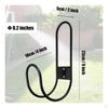 2 Pieces WallMounted Hose Rack Space Saving Hook Sturdy Wall with Mounting Plate for