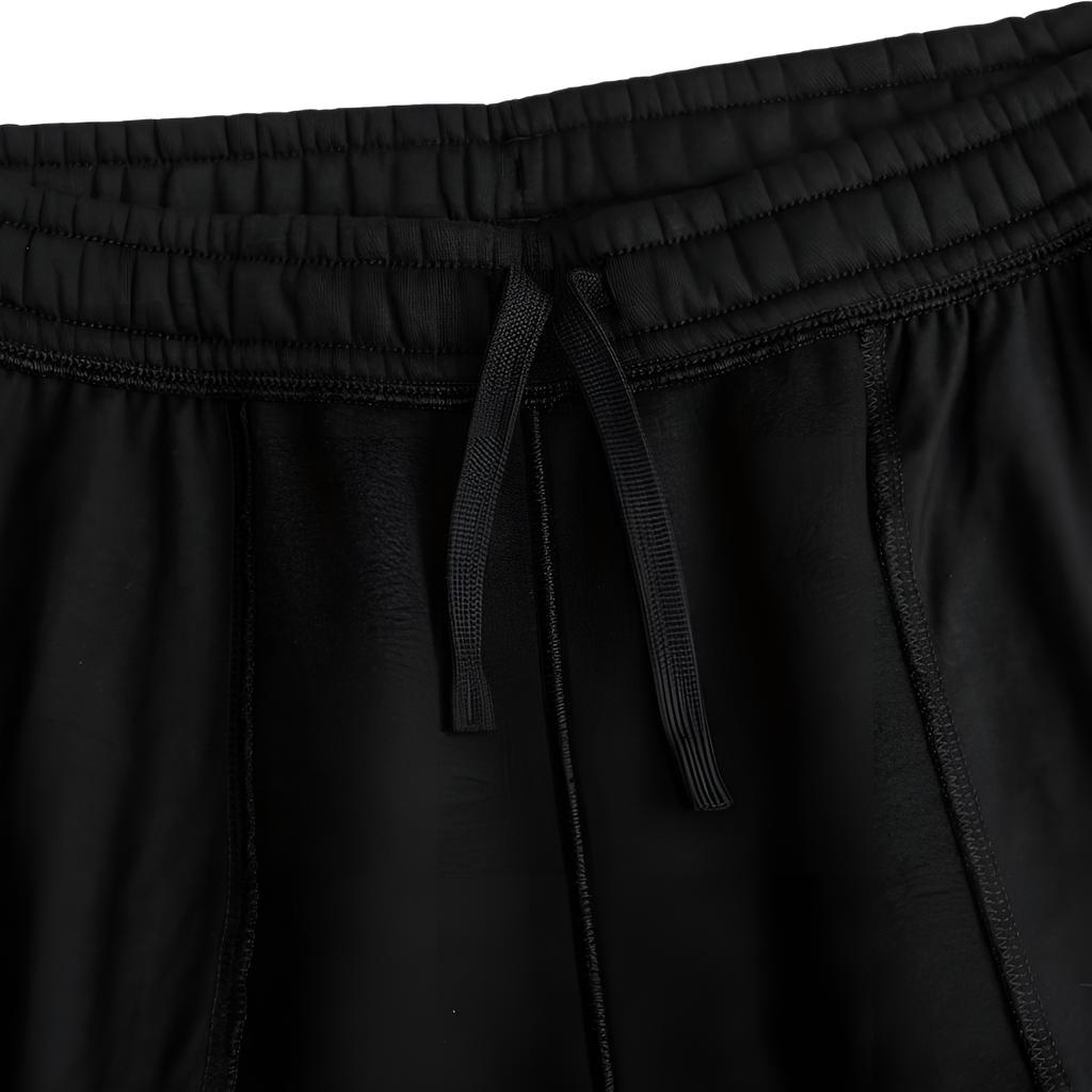 Anta Lifestyle Series Sports Retro Fleece Basic Black Fashion Versatile Comfortable Breathable Long Knitted Casual Pants Men bottoms 152618301N-2