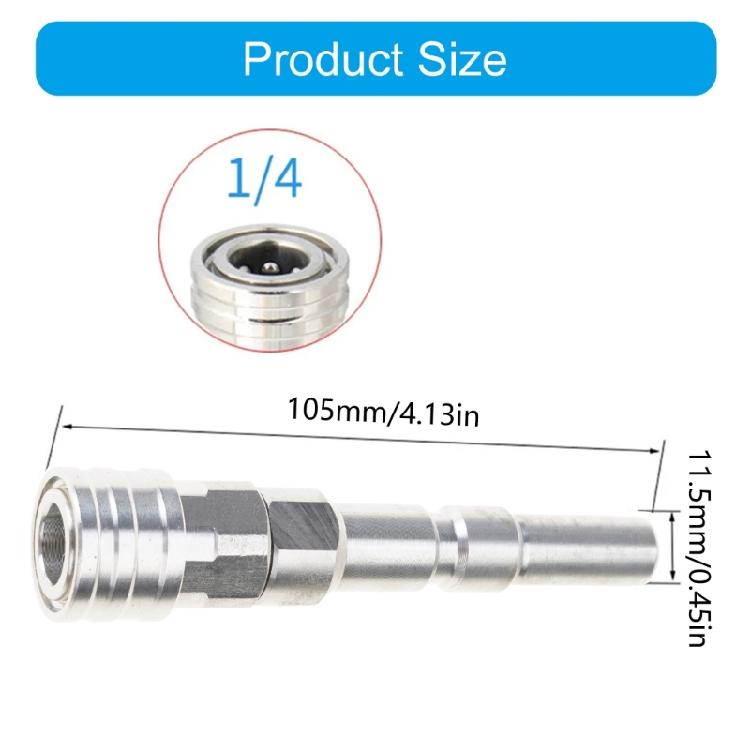 Foam Cannons Adapter Car Washer Adapter Cleaner Converter Car Washing Accessories 1/4in Quick Connect with Nozzles