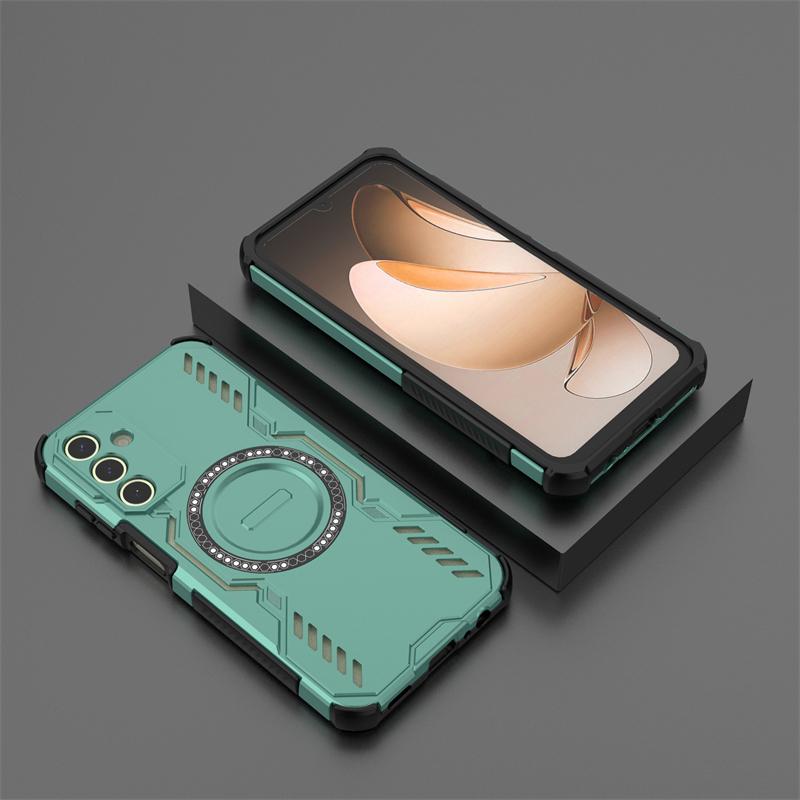 For Samsung Galaxy A15 Case For Samsung Galaxy A15 5G Anti-knock Magnetic Adsorption Wireless Charge Cover For Samsung A15 Case