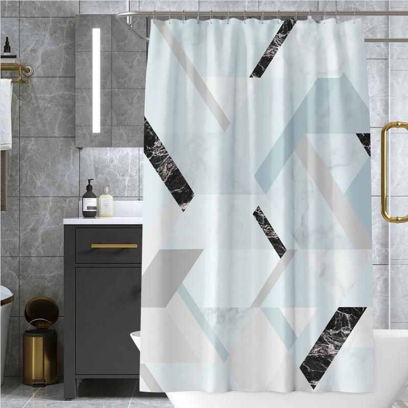 Zagęszczona wodoodporna kurtyna łazienkowa Odporna na pleśń Zasłona prysznicowa Zasłona prysznicowa Zasłona działowa Zasłona prysznicowa Zasłona łazienkowa Bez perforacji