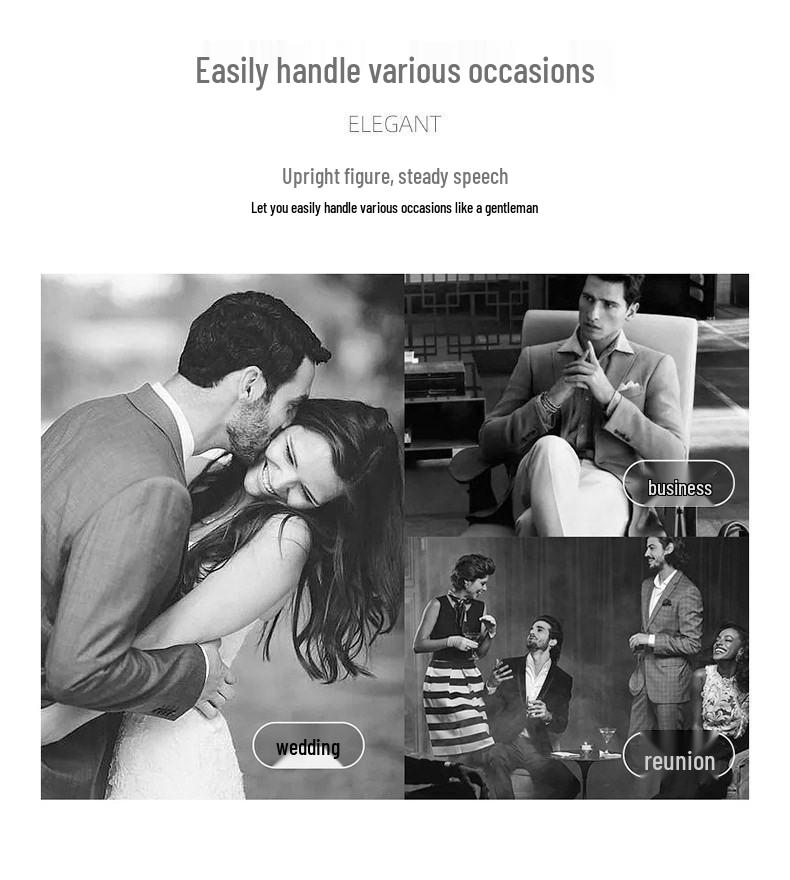 2025 Men's Wool Suit-Style Thick Down Jacket