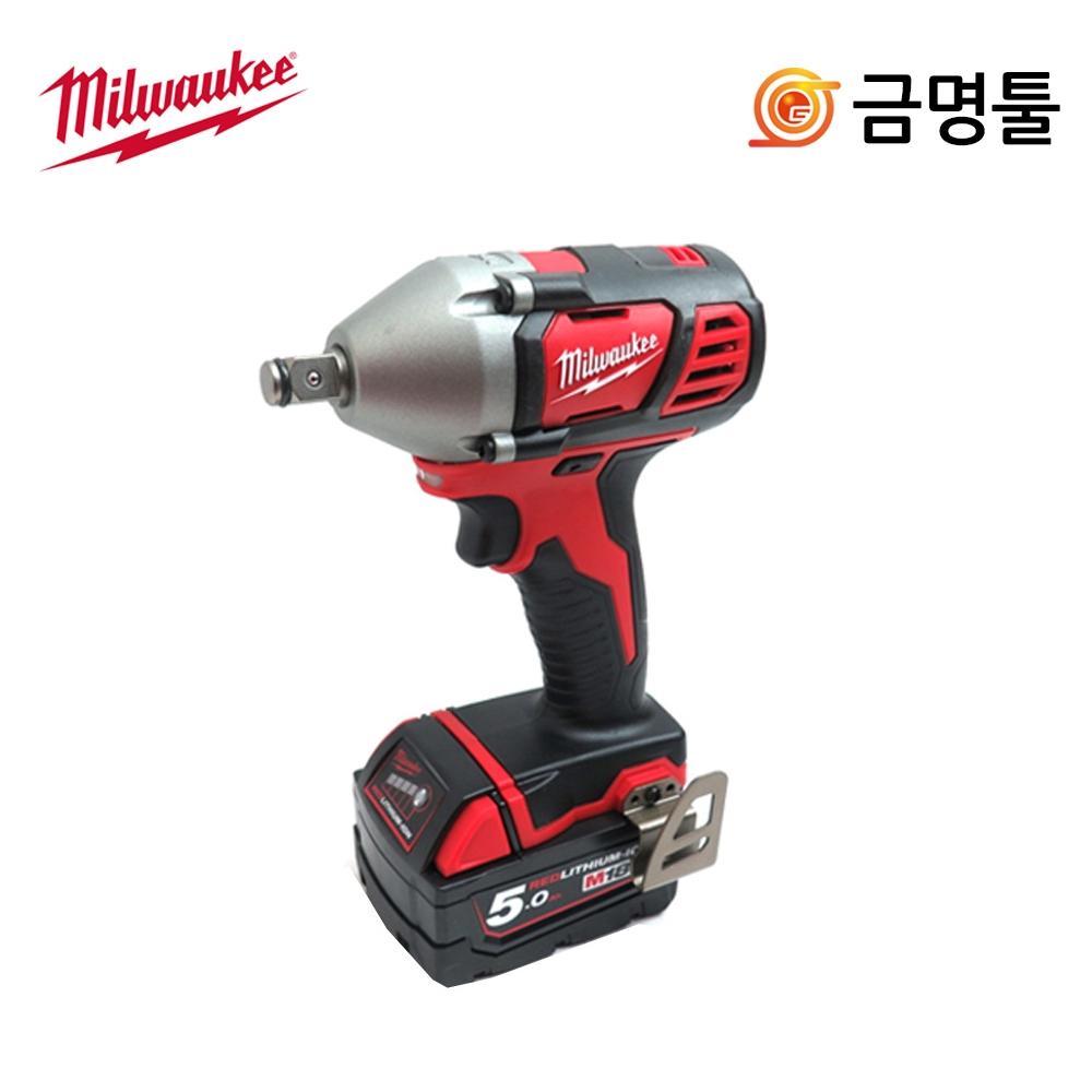 

Milwaukee M18 BIW 502C Зарядный ударный гайковерт 18 В 5,0 Ач 2 упаковки 1 Макс. крутящий момент 2 дюйма 240 Нм Сборка и разборка шин
