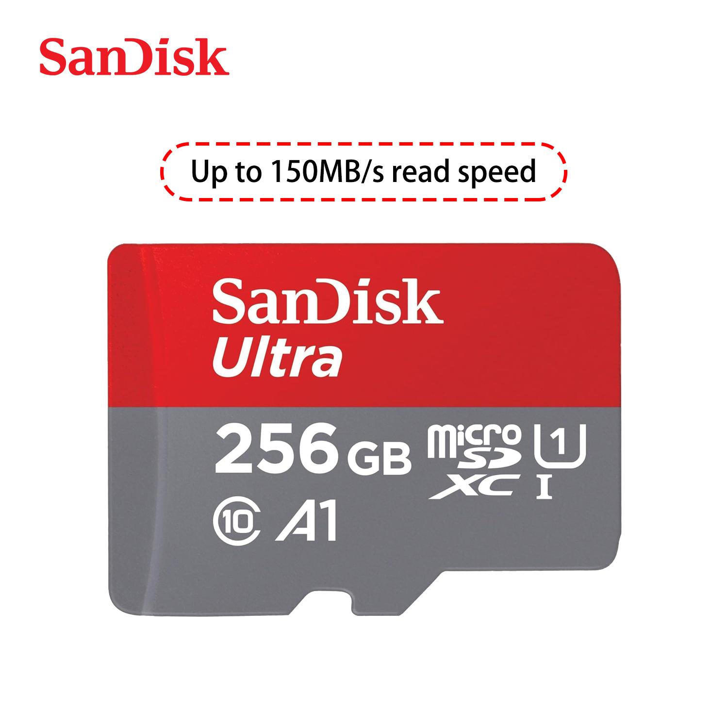 

Sandisk Ultra 128 ГБ Micro SD TF карта SDXC U1 A1 до 150 МБ/с 32 ГБ 64 ГБ 256 ГБ 512 ГБ Micro SD карта SD/TF флэш-карта карта памяти для телефона ПК планшета