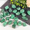Unique Green Malachite Tumbled Stone - Ideal for DIY Jewelry & Decor, Perfect Holiday Gift, Natural Crystal with Vibrant