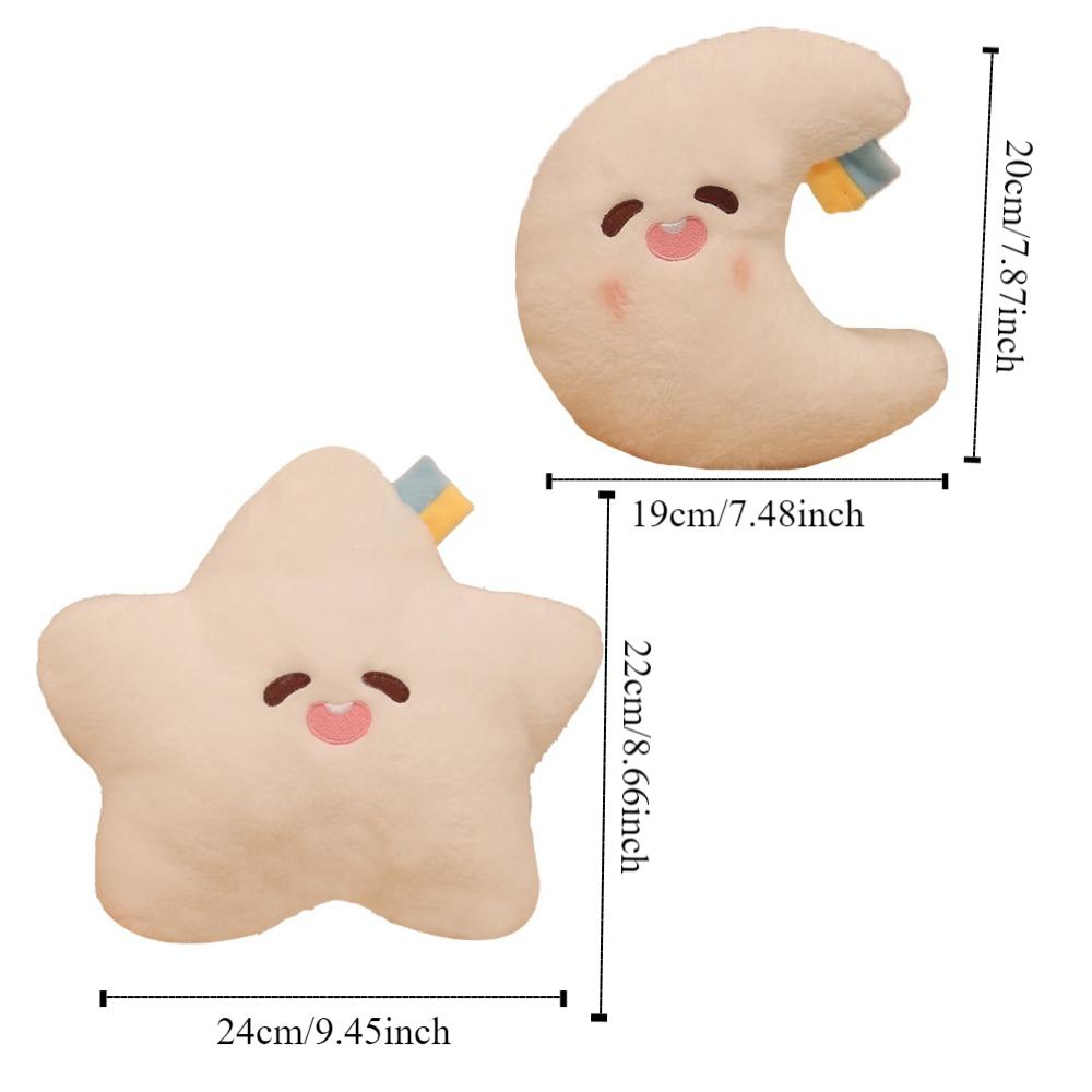 PP Cotton Star Moon Plush Toy Soft Plush Star Moon Stuffed Toy  Kids Gifts