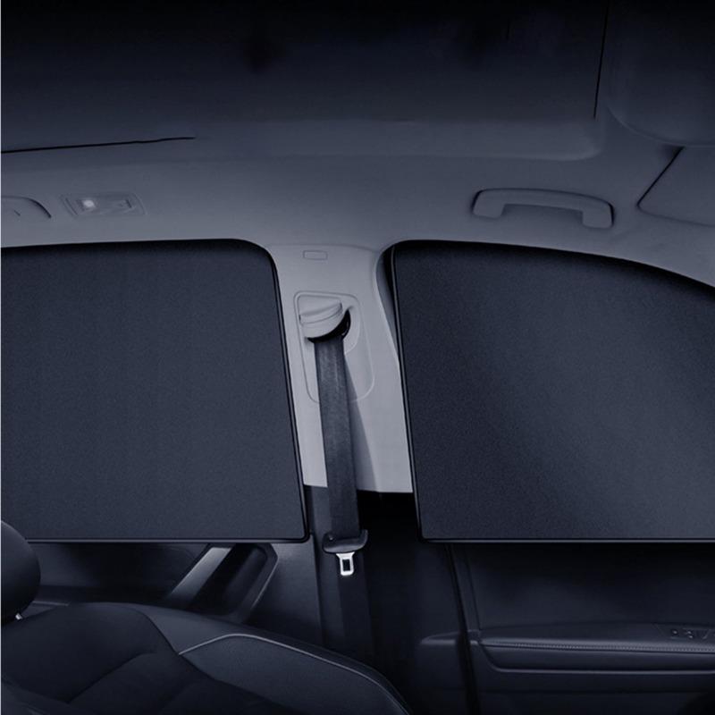 Magnetic Car Sunshade UV Protection Curtain Sun Shield Cover Titanium Silver front/rear Car Sun Shades Summer Sun Protection