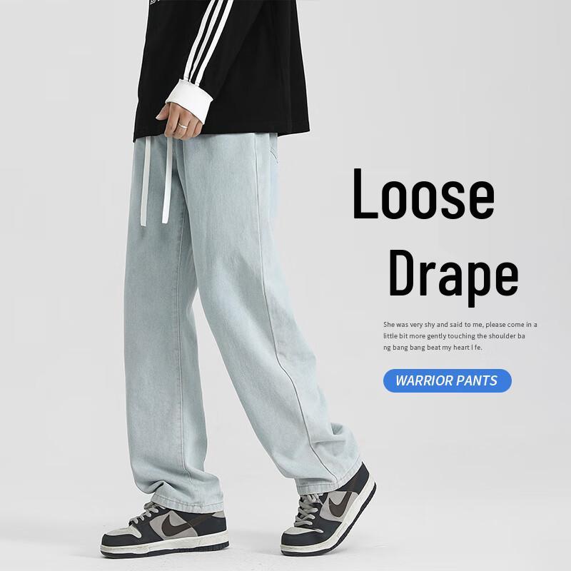 

VUUG Men s Loose Straight Fit Casual Jeans S