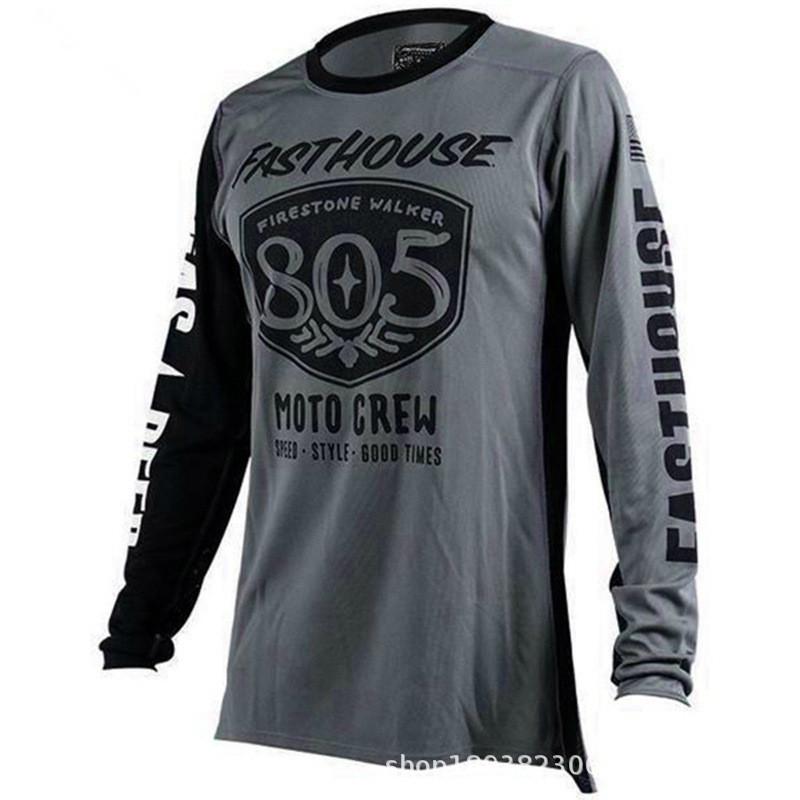Offroad-Motorradkleidung, Rennkleidung, Radsportbekleidung, Oberteile, T-Shirts für Outdoor-Sport und Freizeit, Langarm, atmungsaktiv und schnell trocknend