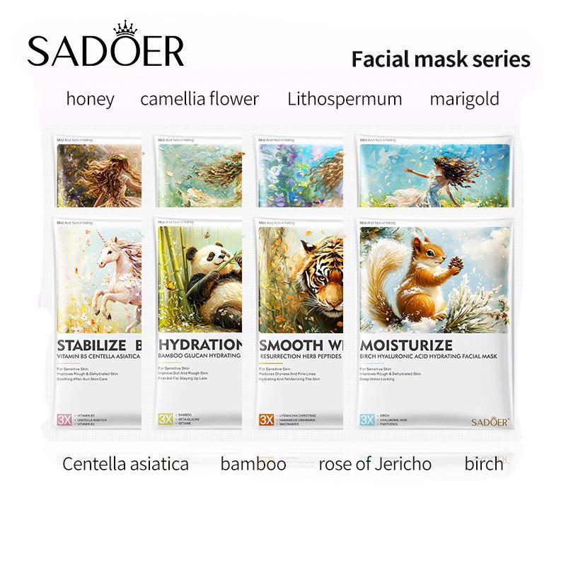 3pcs Birch Hyaluronic Acid Hydrating Mask 25ml Moisturizing Moisturizing Hydrating Mask Skin Care Products