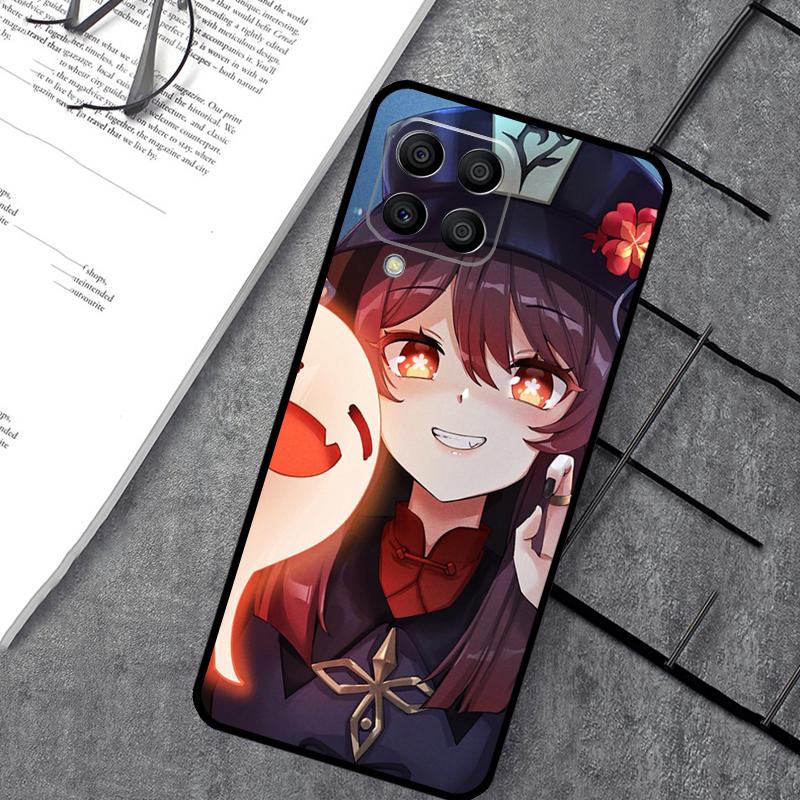 Genshin Impact Hu Tao Ghost Case For Samsung Galaxy M14 M12 M11 M13 M15 M06 M16 M36 M56 M31 M53 M32 M52 M35 M55 M34 M54