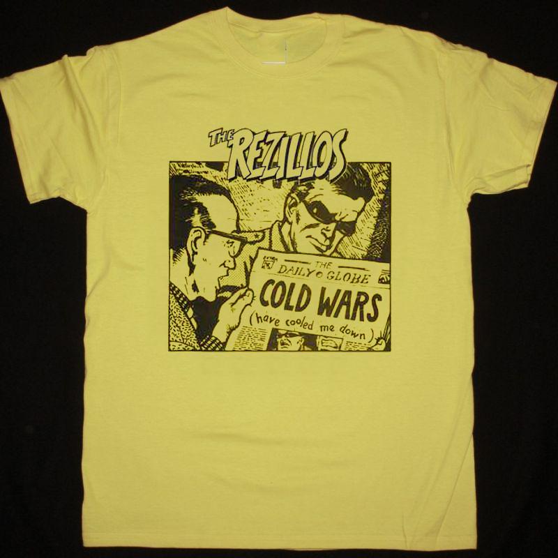 The Rezillos band Cold Wars T Shirt Full Size S5XL TT998 Unisex T-Shirt S