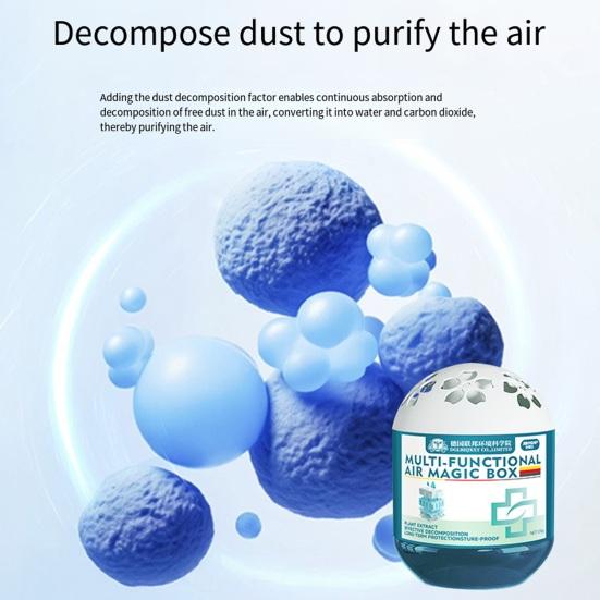 Indoor Air Purification Dust Removal Vacuum Dust Cleaner Air Freshener Automatic Dust Collection Air Purifier Box for Home Office Bedroom Pet Areas
