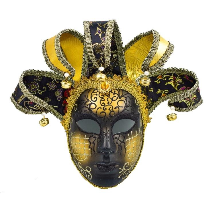 Narrenmaske Maskerade Maske Halloween Maske Party Maske Mardi Gras Maske Venezianische Komödienmaske für Karneval