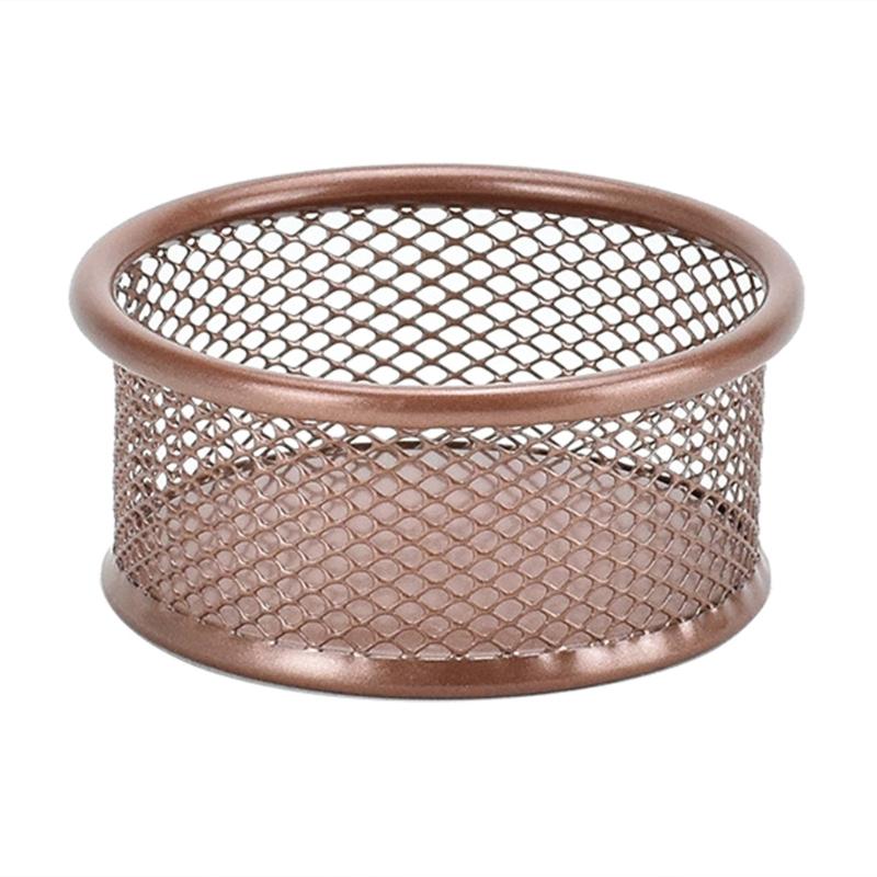 

Настольный пин-органайзер для стола Контейнер для хранения скрепок Вентилируемый металлический контейнер для скрепок, заколок, кнопок, канцелярских кнопок розового золота