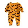 Family Matching Halloween Print Pajama Set with Button Neck for the Whole Family