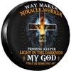 Religious Christian Faith Jesus Tire Cover Universal Spare Wheel Covers Truck Trailer Accessories SUV RV Camper Protectors