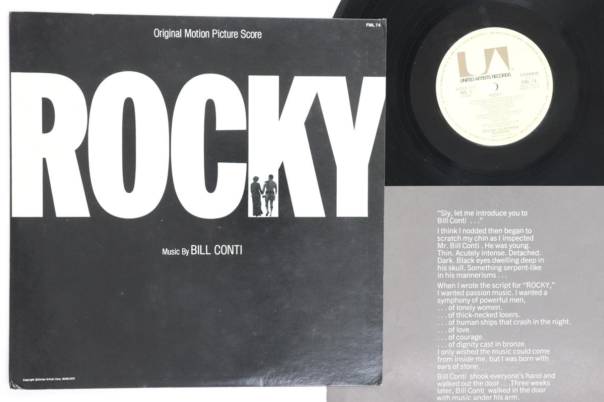 

LP Record OST, BILL CONTI - Rocky FML74 UNITED ARTISTS 1977 Japan Soundtracks & Musicals Used
