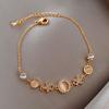 Trendy Opal Star Bracelet Ins Cool Style Minimalist Jewelry for Women Best Friend Gift Student Accessory