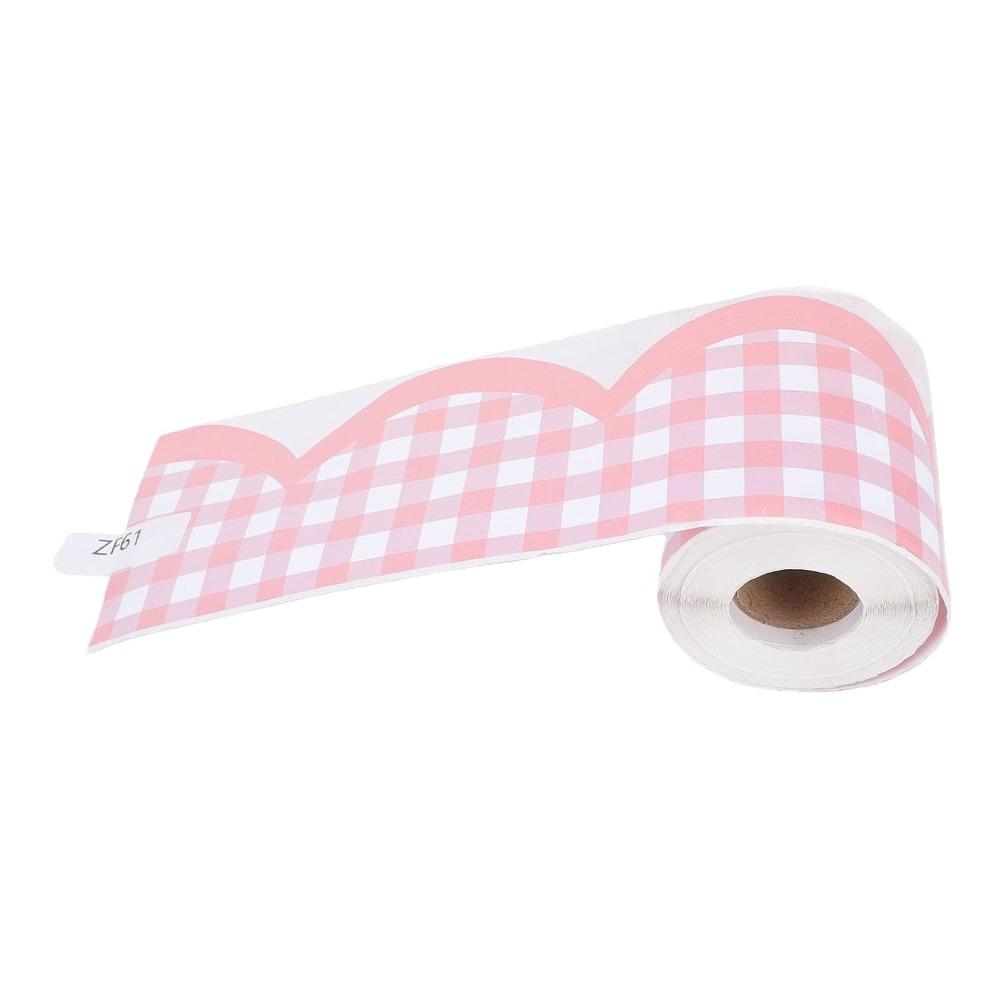 Wavy Edge Decorative Border Tape 65FT Board Border Durable Masking Tape Scrapbook
