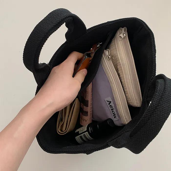 Black Canvas Bag