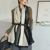 New Four Seasons Plain Stripe Cotton Scarf for Women Tassel Linen Scarves Hijab Lady Foulard Fashion Shawls Wraps Female Bandana