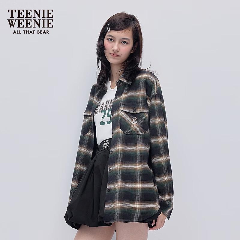 Teenie Weenie Women's Retro Plaid Brushed Shirt