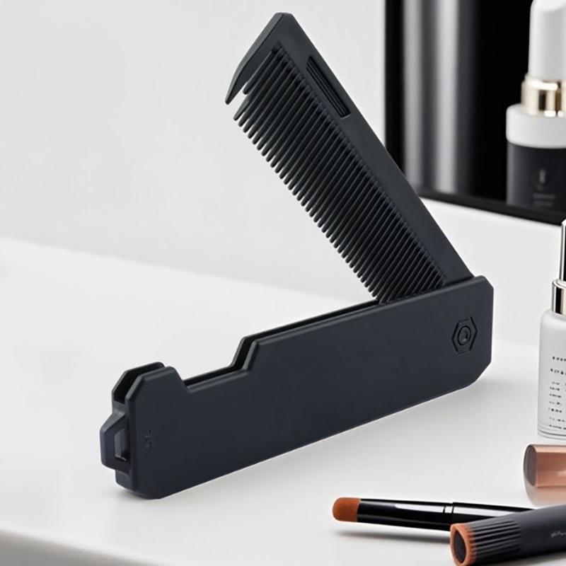 Portable Plastic Folding Pocket Combs Barber Men Oil Head Beard Combs Hair Styling Combs