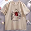 Funny Heart Printed T Shirt Casual Cotton Short Sleeve Round Neck Tshirt Summer Graphic Tees Unisex Clothing Streetwear Tees